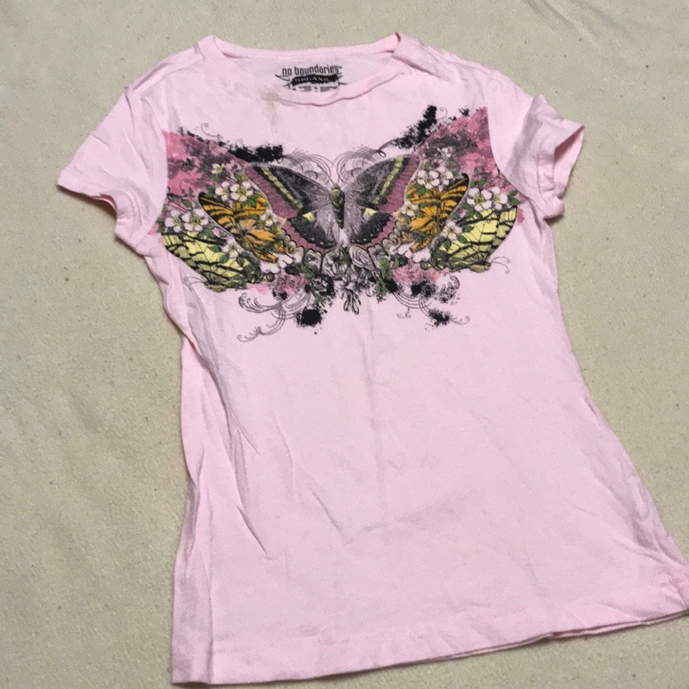 No Boundaries organic tee, S